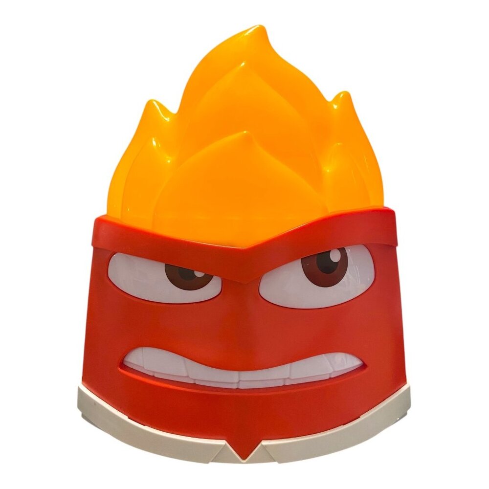 Pixar Inside Out ANGER red popcorn bucket‎ collectible UNUSED & LIGHTS Up!